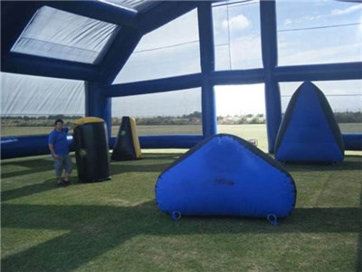 Professional Inflatable Paintball Manufacturer ,Inflatable Paintball Bunker for Shooting With Tent BY-IS-066